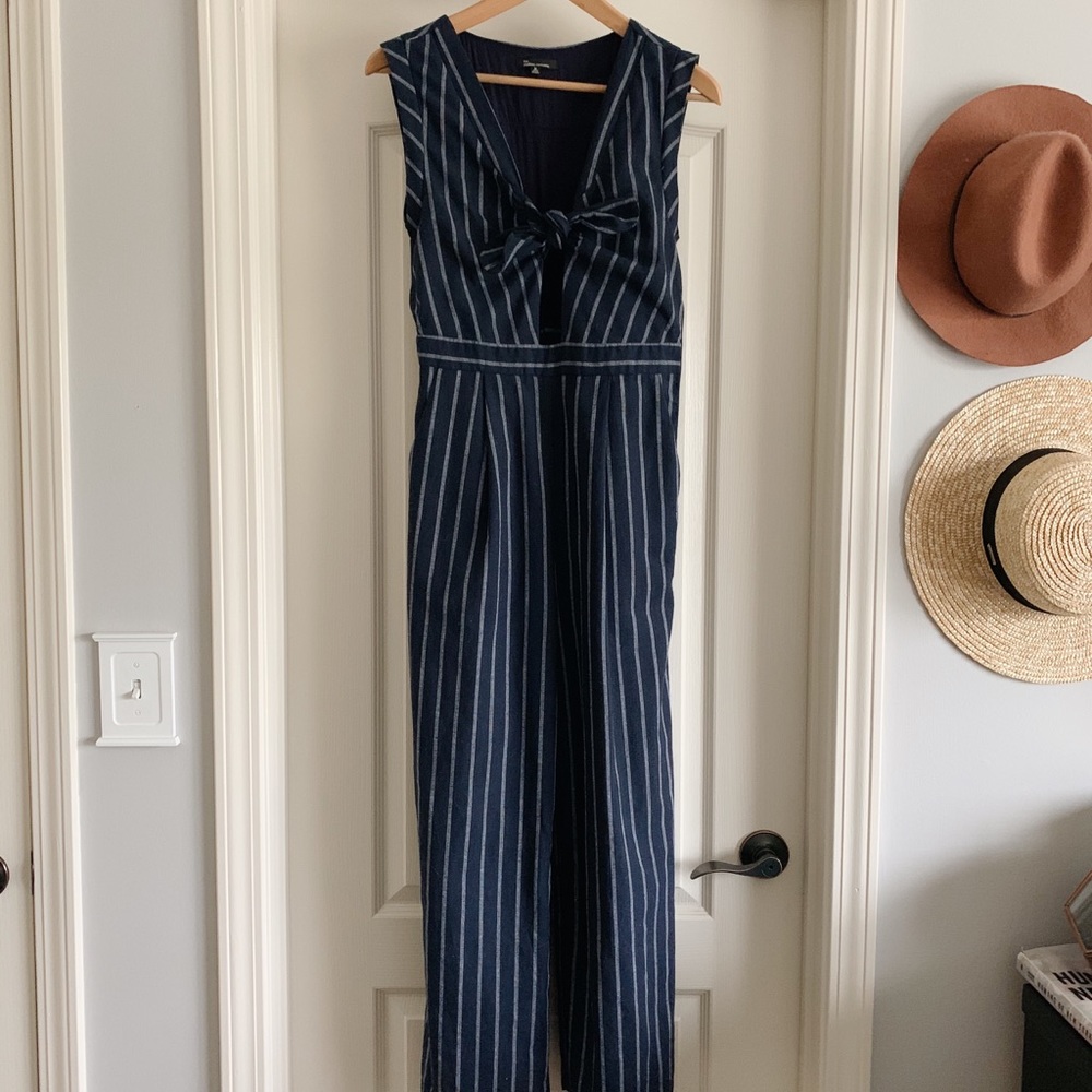 Striped jumpsuit
